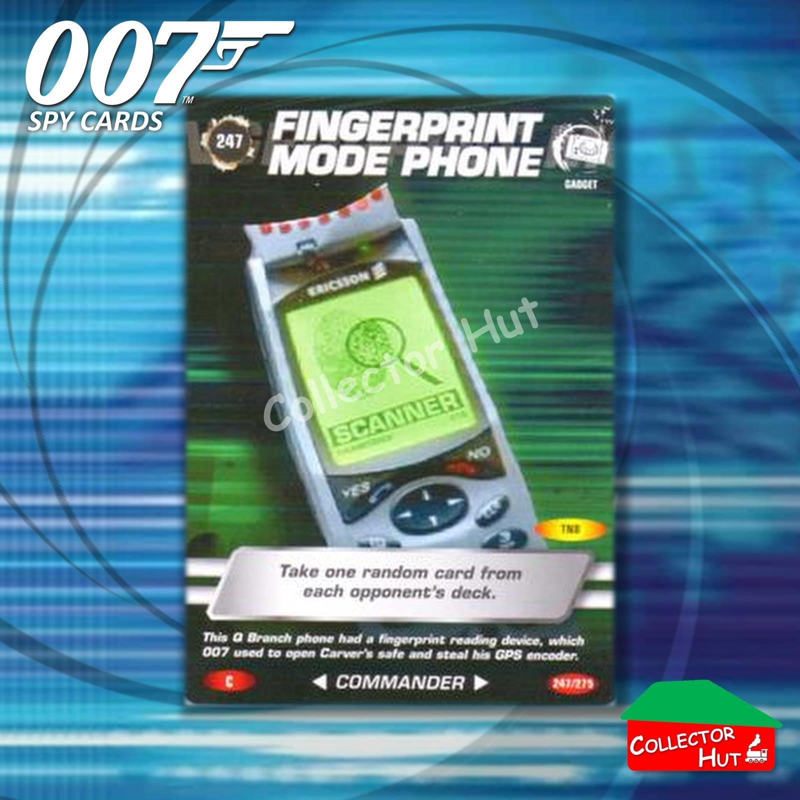 James Bond 007 Commander Spy Cards BASE COMMON YOU CHOOSE