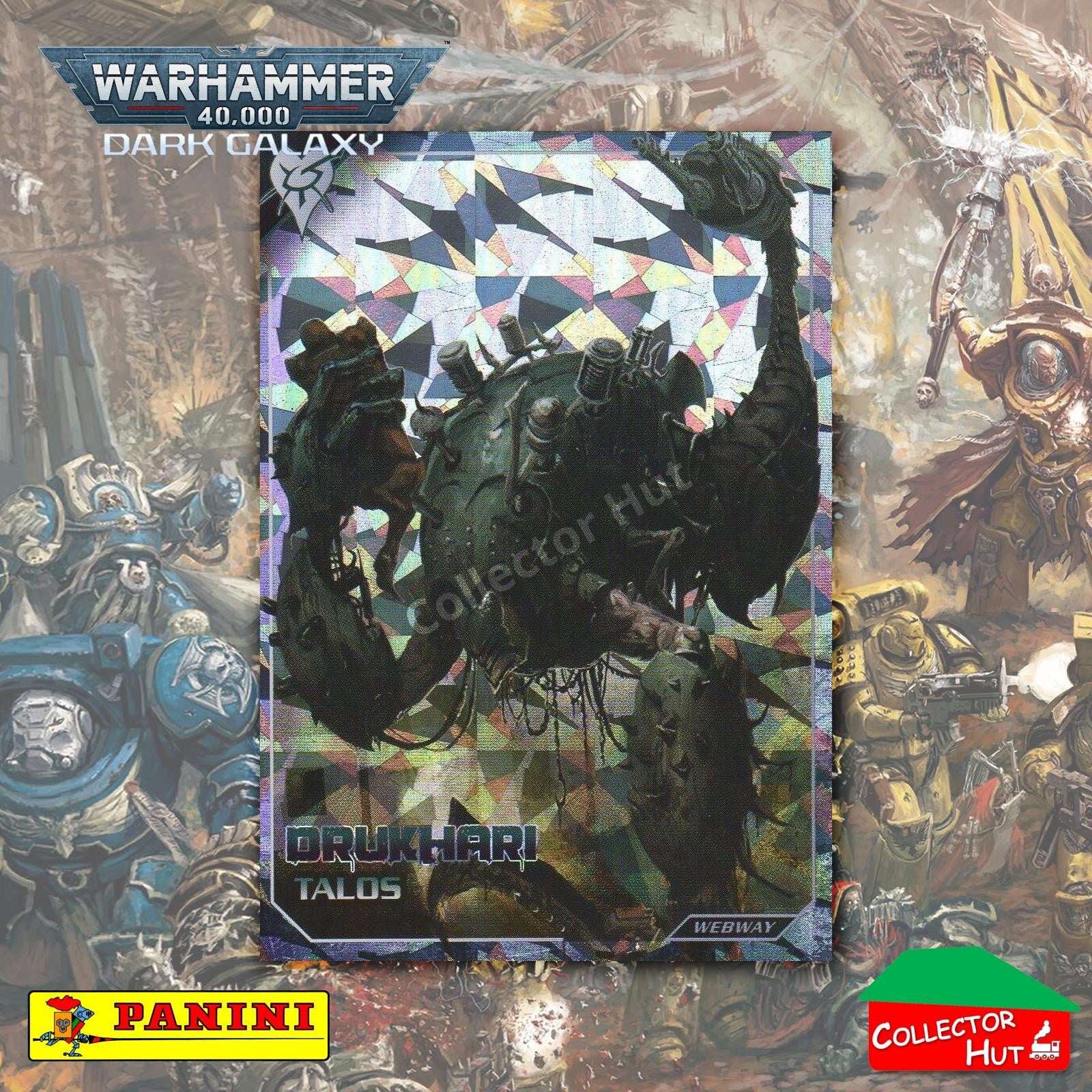 PANINI Warhammer 40,000 Dark Galaxy Webway Inferno Adamantium Limited FOIL Cards