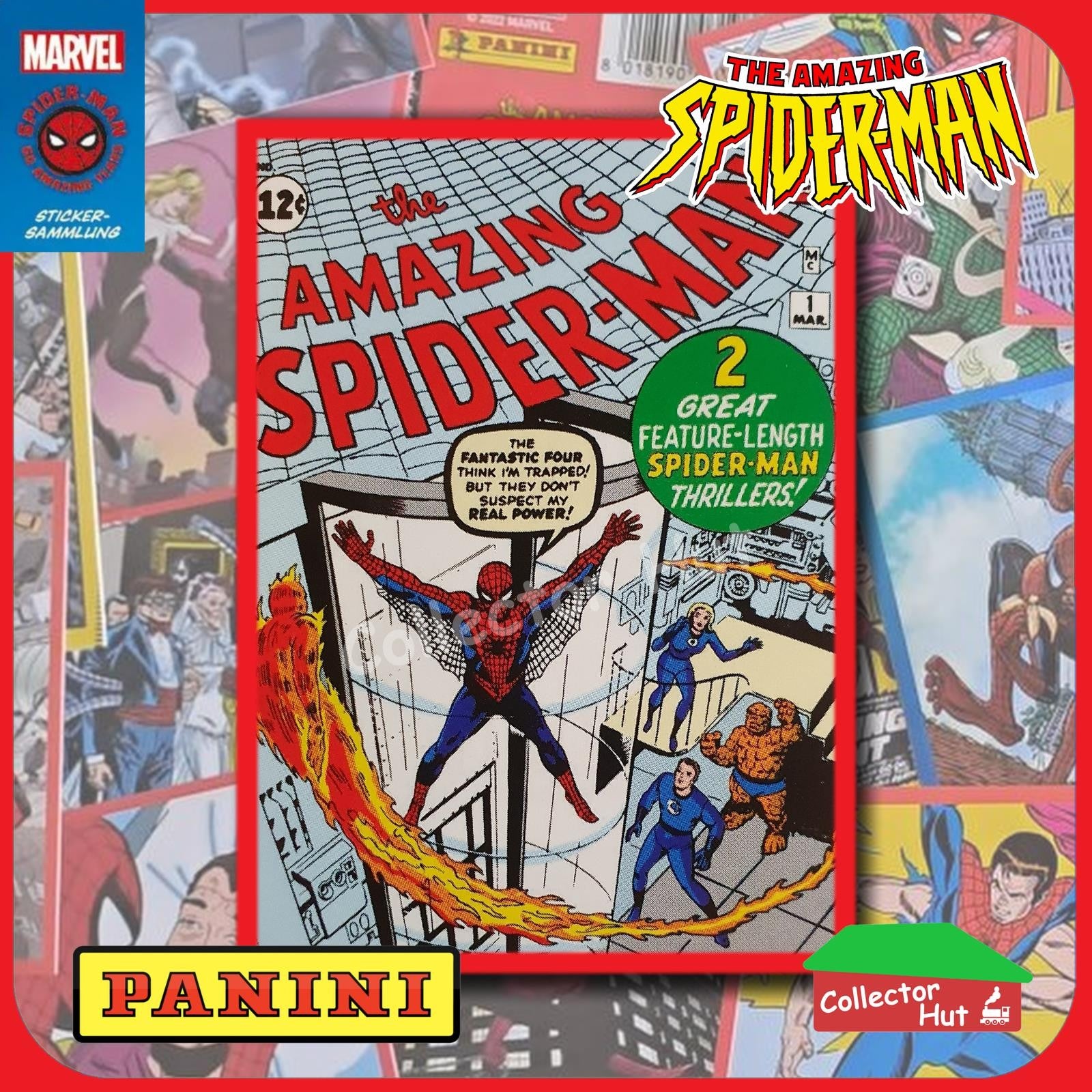 Panini The Amazing Spider-Man 60th Anniversary Sticker Collection Singles