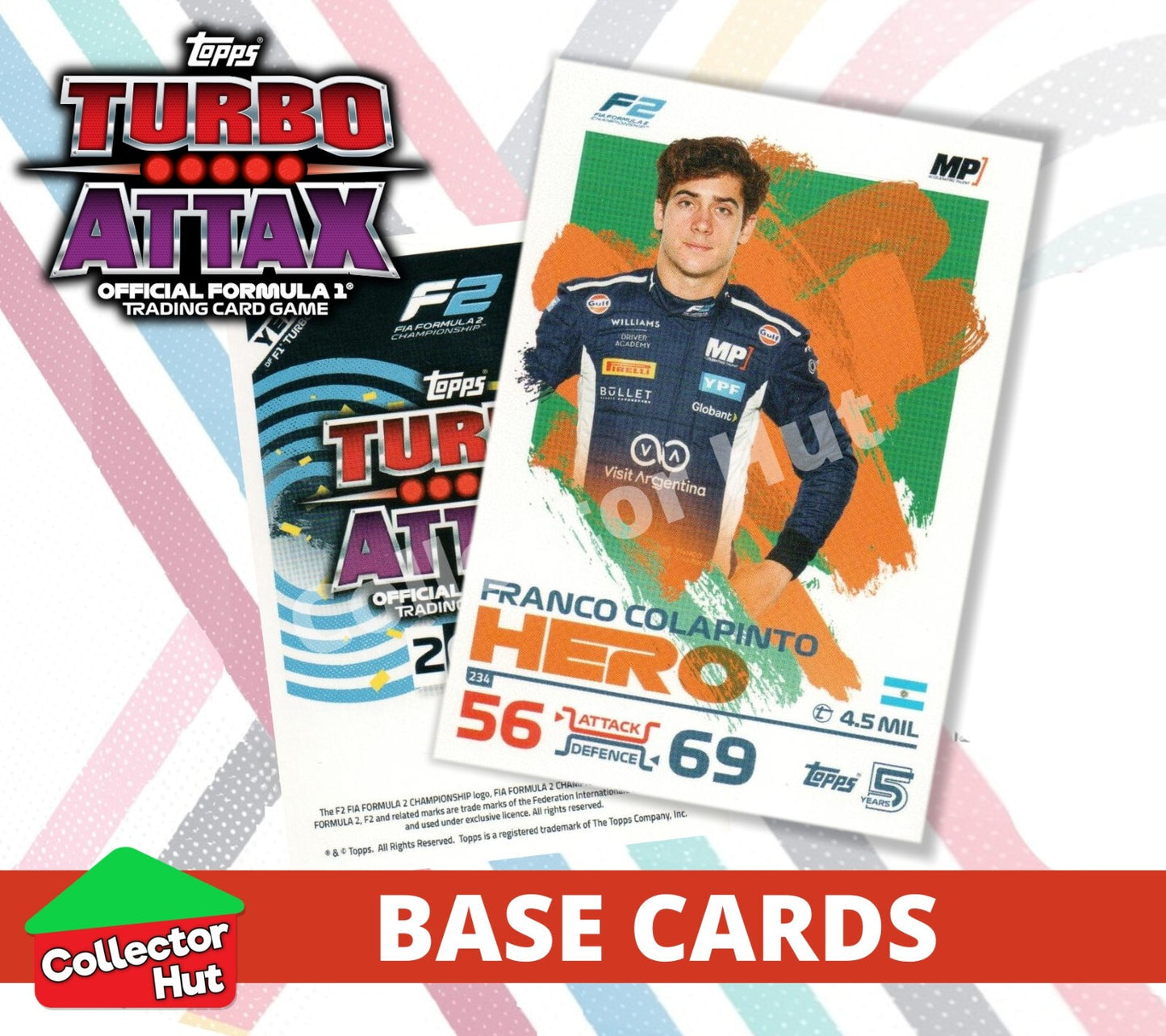 Topps Turbo Attax Formula 1 F1 2024 #167-312 Base Cards YOU CHOOSE
