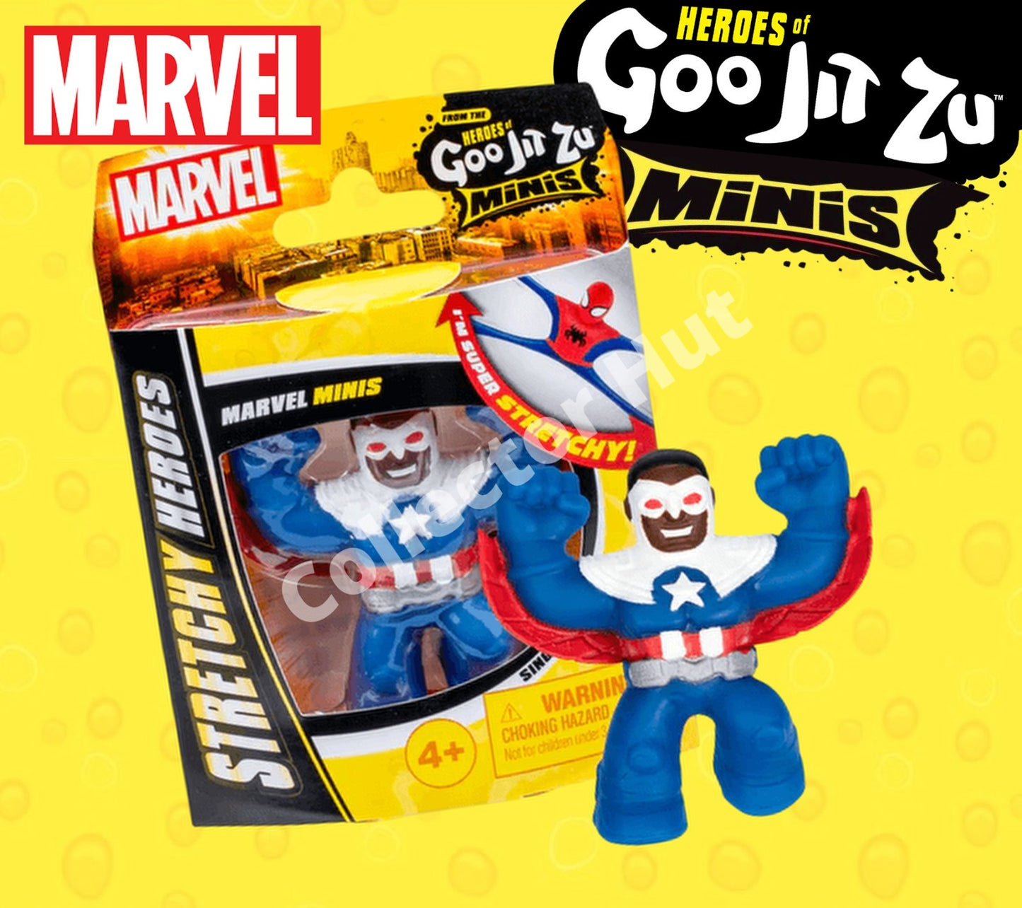Heroes of Goo Jit Zu Minis Marvel Stretchy Sensory Toys to Collect!