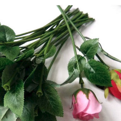 Artificial Flower Stems with/without Leaves 20pcs Plant Decoration
