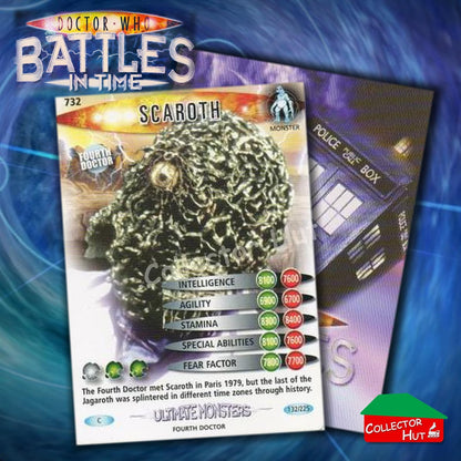 DOCTOR WHO Battles in Time #601-825 ULTIMATE MONSTERS RARE & COMMON Cards