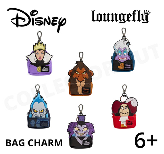 Loungefly Disney Villains Mystery Bag Charms (IDENTIFIED)