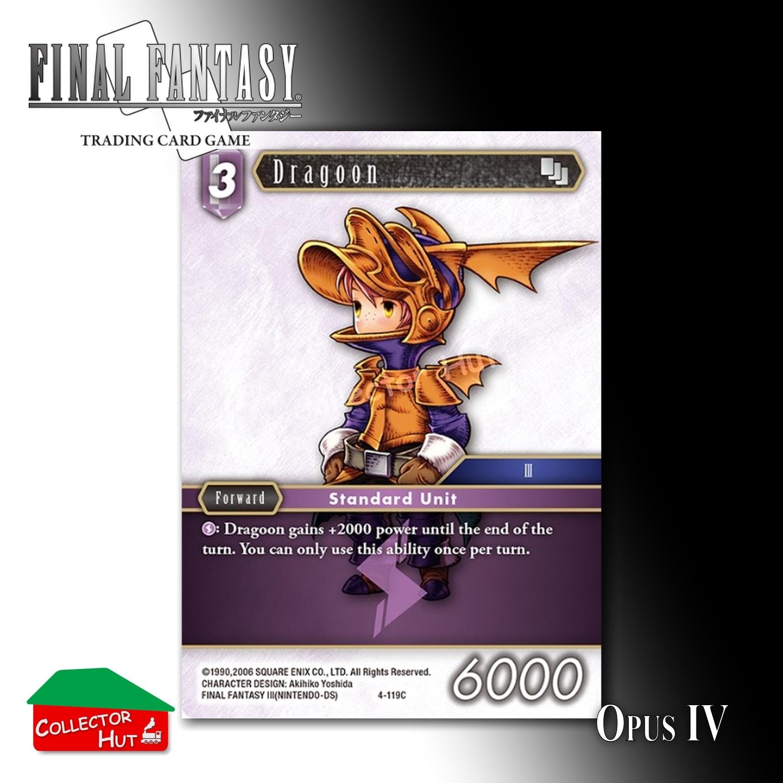 Final Fantasy Trading Card Game OPUS IV 4 FOIL CARDS You Choose