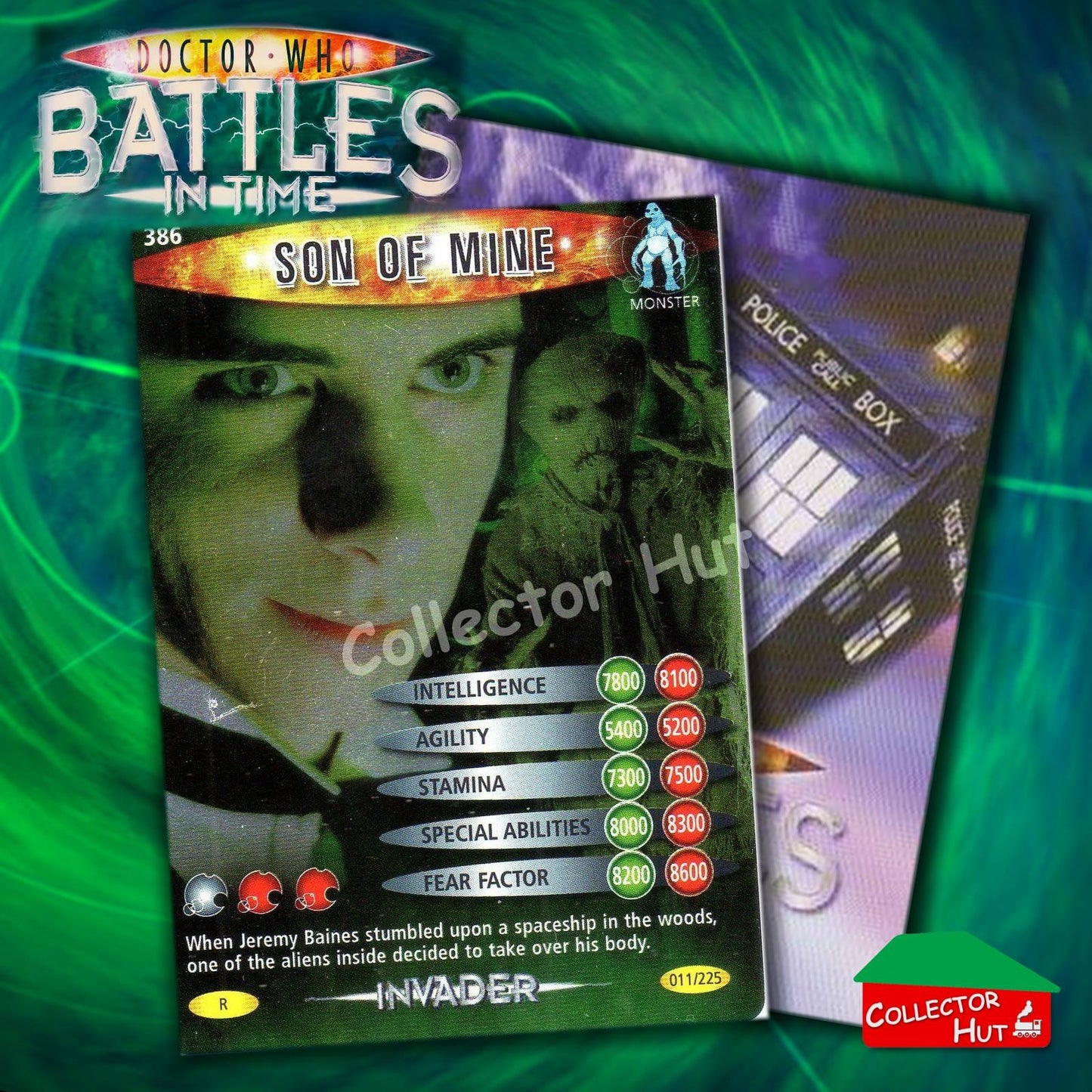 DOCTOR WHO Battles in Time #376-600 INVADER RARE & COMMON CARDS YOU CHOOSE