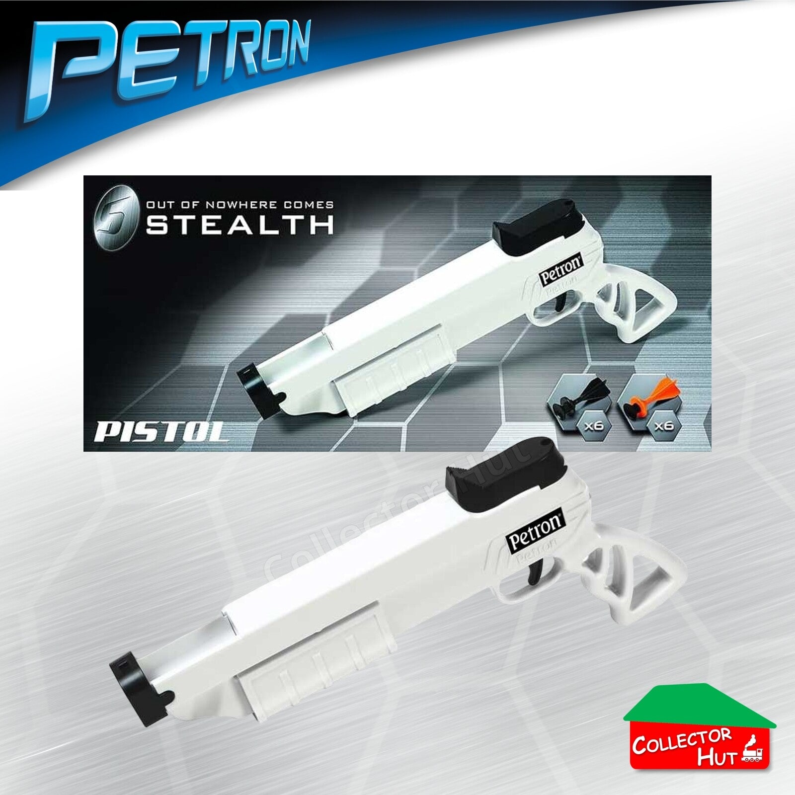Petron Stealth Suck Dart Range Bow Rifle Pistol