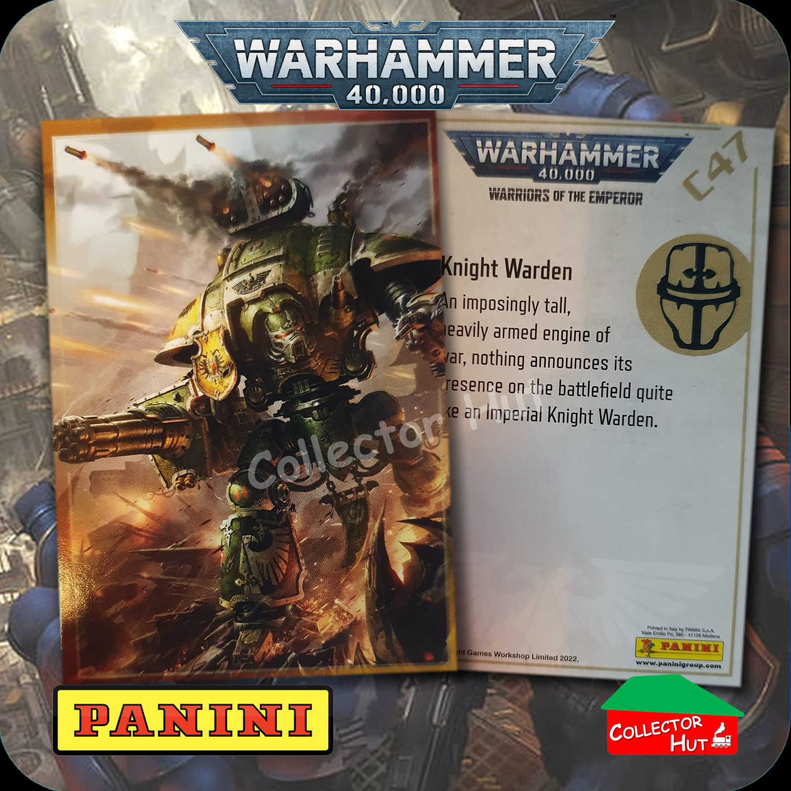 PANINI Warhammer 40,000 40k Warriors of the Emperor Trading Cards You Choose