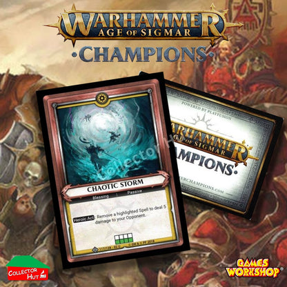 Warhammer Age of Sigmar: Champions Wave 2 ONSLAUGHT Trading Cards CHOOSE SINGLES