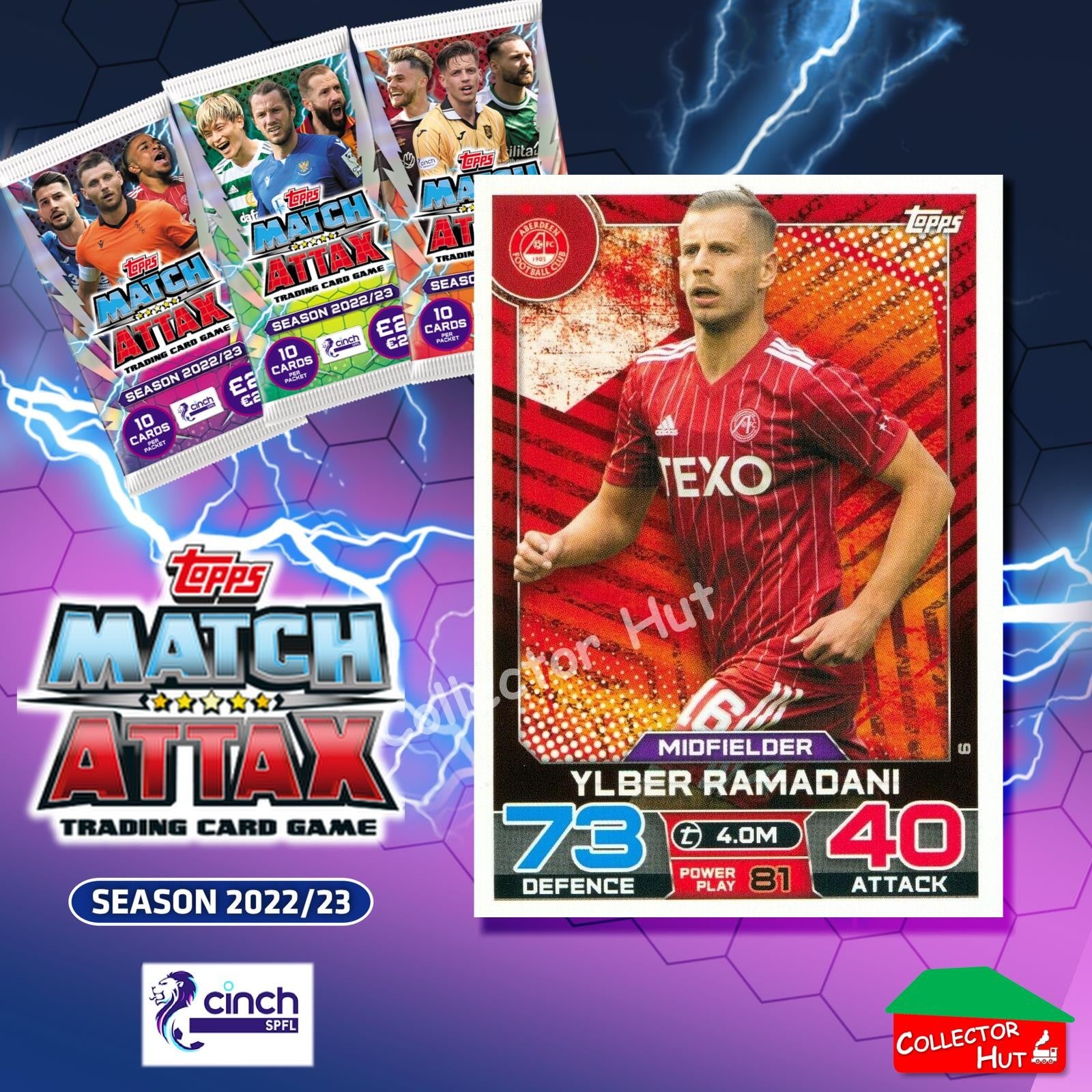 TOPPS MATCH ATTAX SPFL 2022/23 #1-162 Choose Your Card
