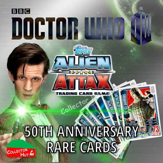 Topps Dr Who Alien Attax 50th Anniversary Edition RARE Limited & Companion Cards