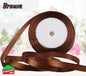 Satin Ribbon Roll Double Sided 23m Various Colours Sizes 10mm 15mm Widths