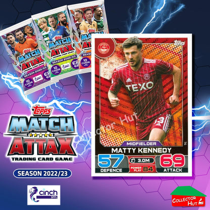 TOPPS MATCH ATTAX SPFL 2022/23 #1-162 Choose Your Card