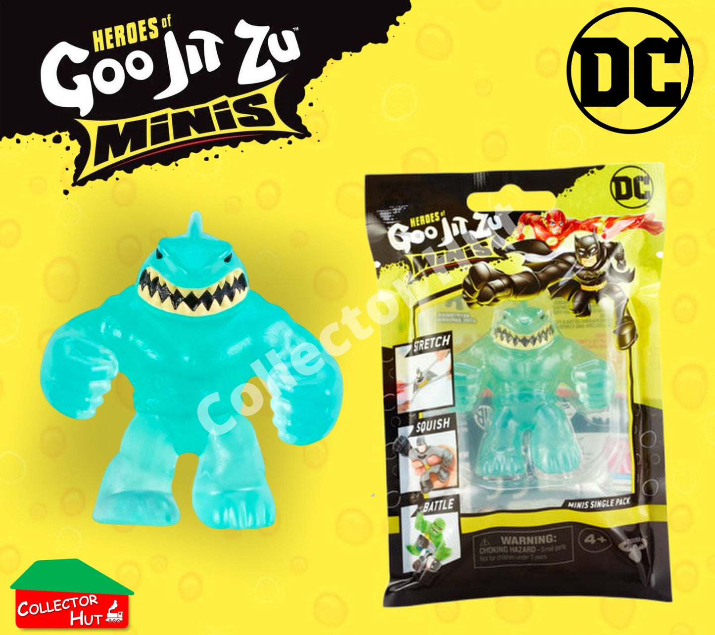 Heroes of Goo Jit Zu Minis DC Stretchy Sensory Toys to Collect!