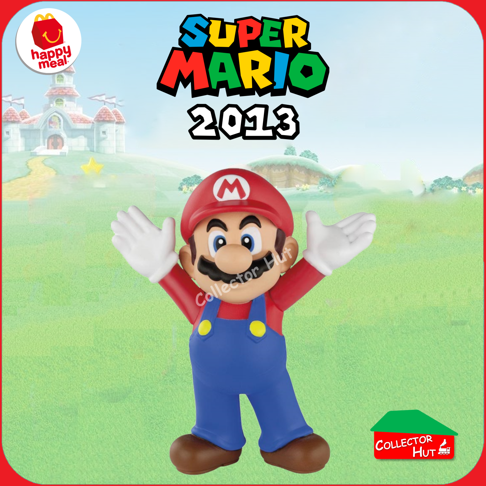McDonald's Happy Meal Super Mario 2013 Plastic Toys Figurines New & Sealed