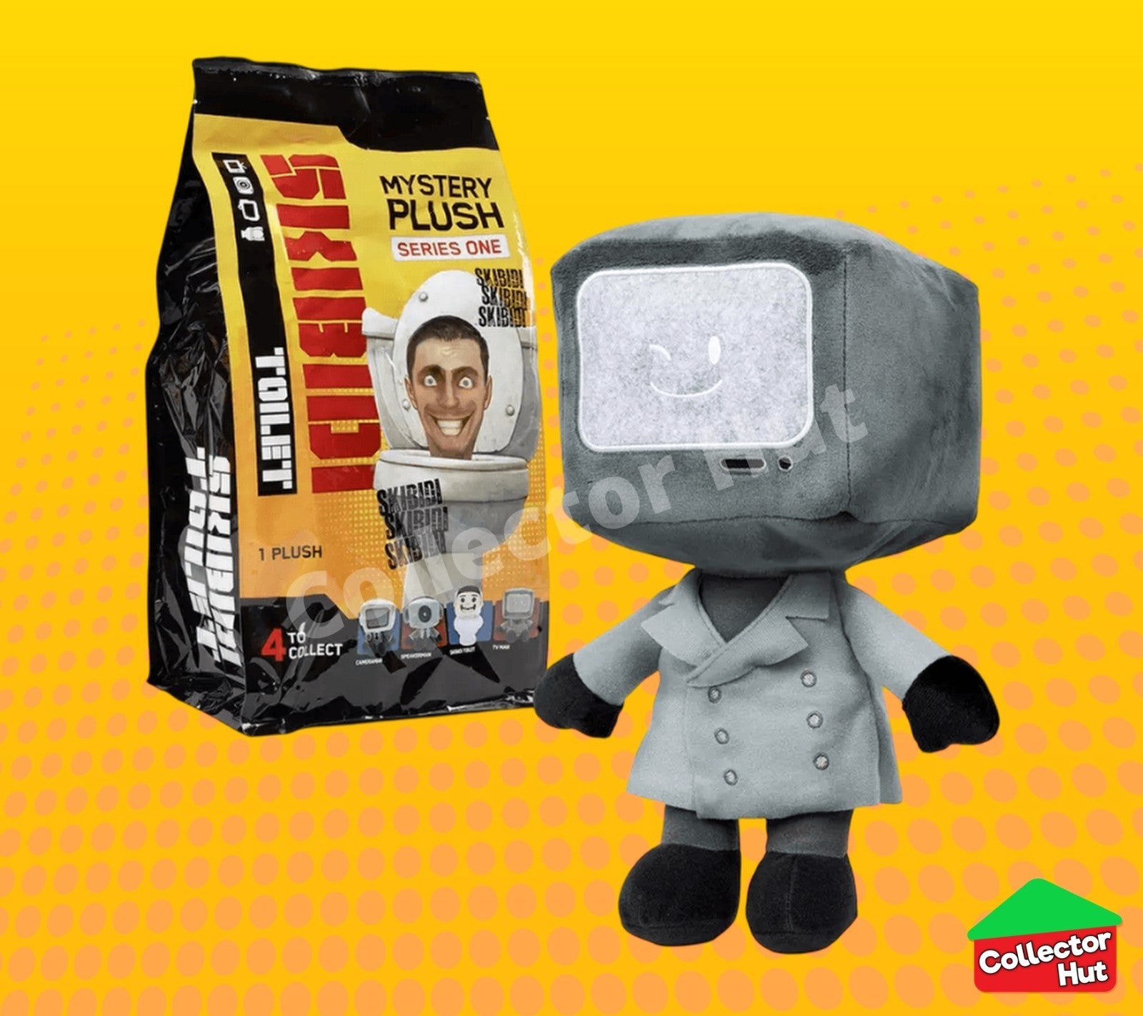 Skibidi Toilet 11" Plush Toy Collection (IDENTIFIED) Series 1
