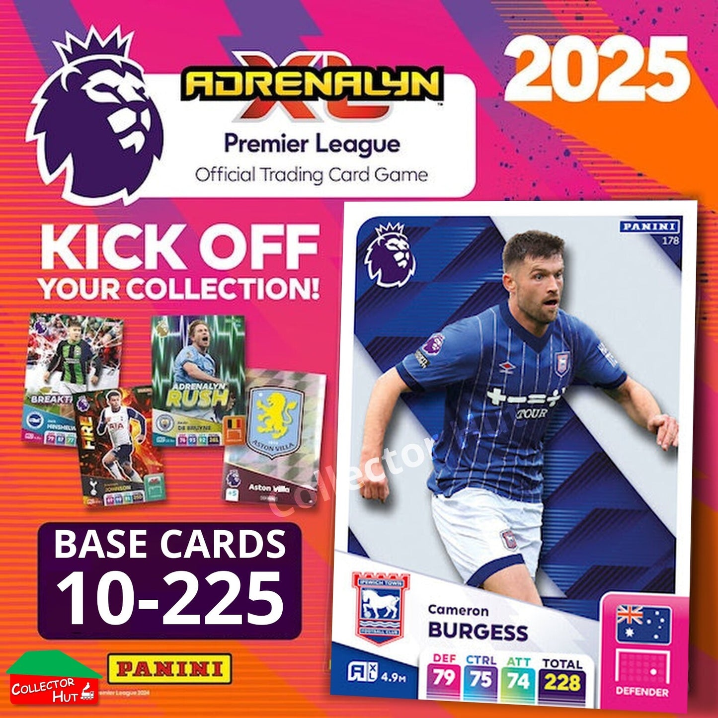 Panini Adrenalyn XL Premier League 2025 2024/25 Base & Foils #10-225