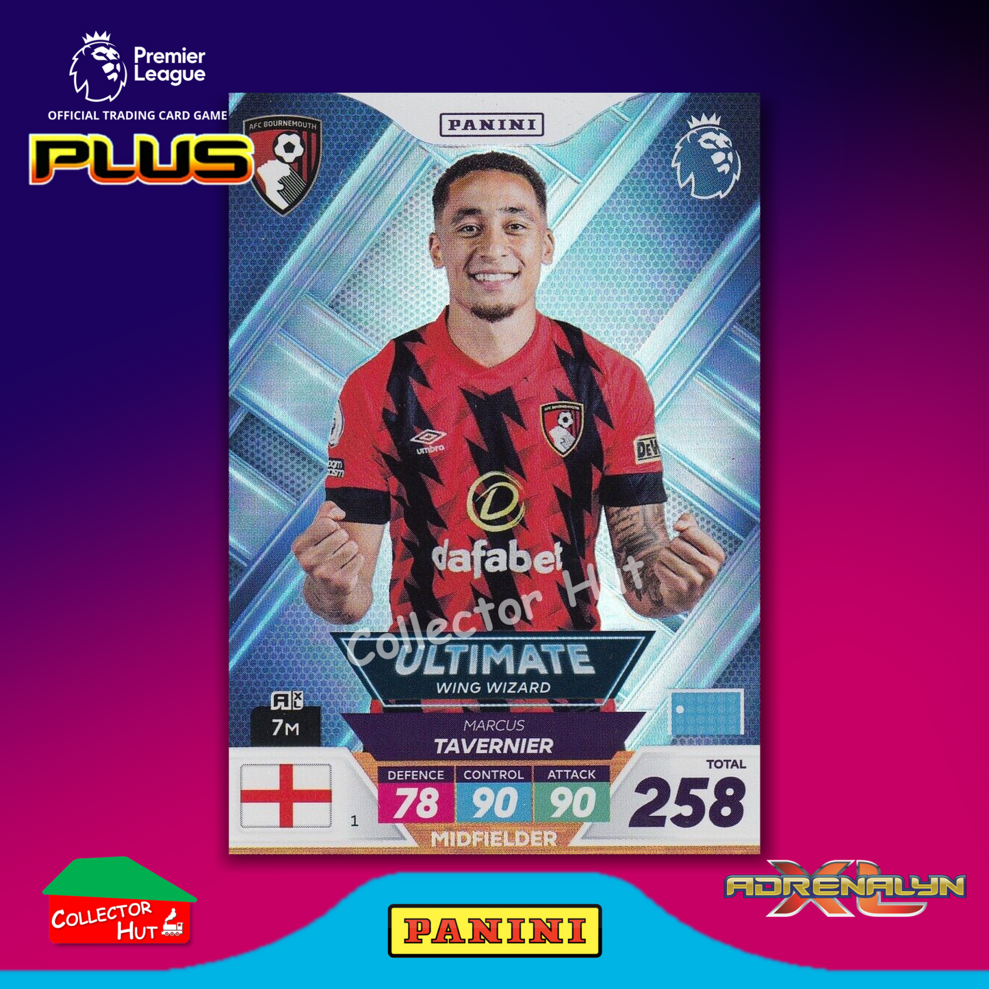 Panini Premier League Adrenalyn XL PLUS 2023 2022/23 GOLDEN BALLER & LIMITED