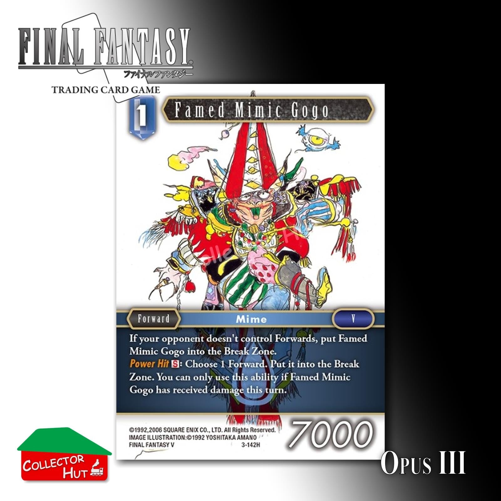 Final Fantasy Trading Card Game OPUS III 3 Singles You Choose