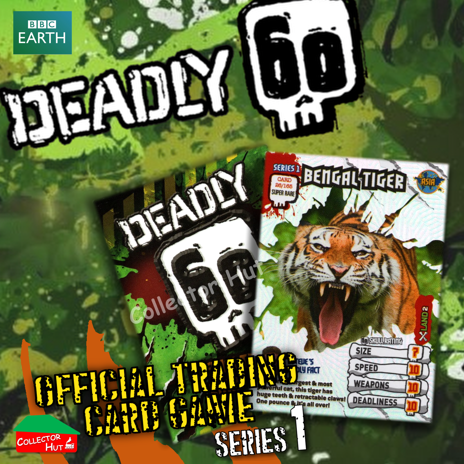 CBBC Deadly 60 Season 1, 2 & Wild FOIL RARE LIMITED Trading Cards