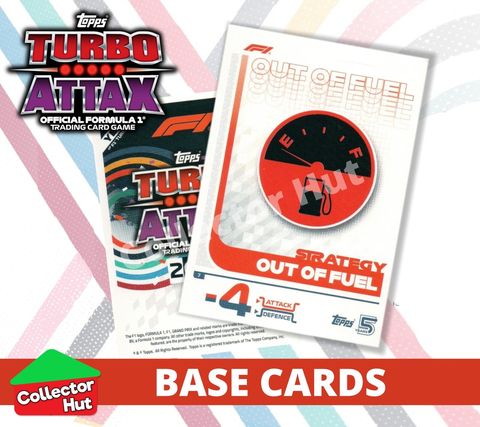 Topps Turbo Attax Formula 1 F1 2024 #1-166 Base Cards YOU CHOOSE