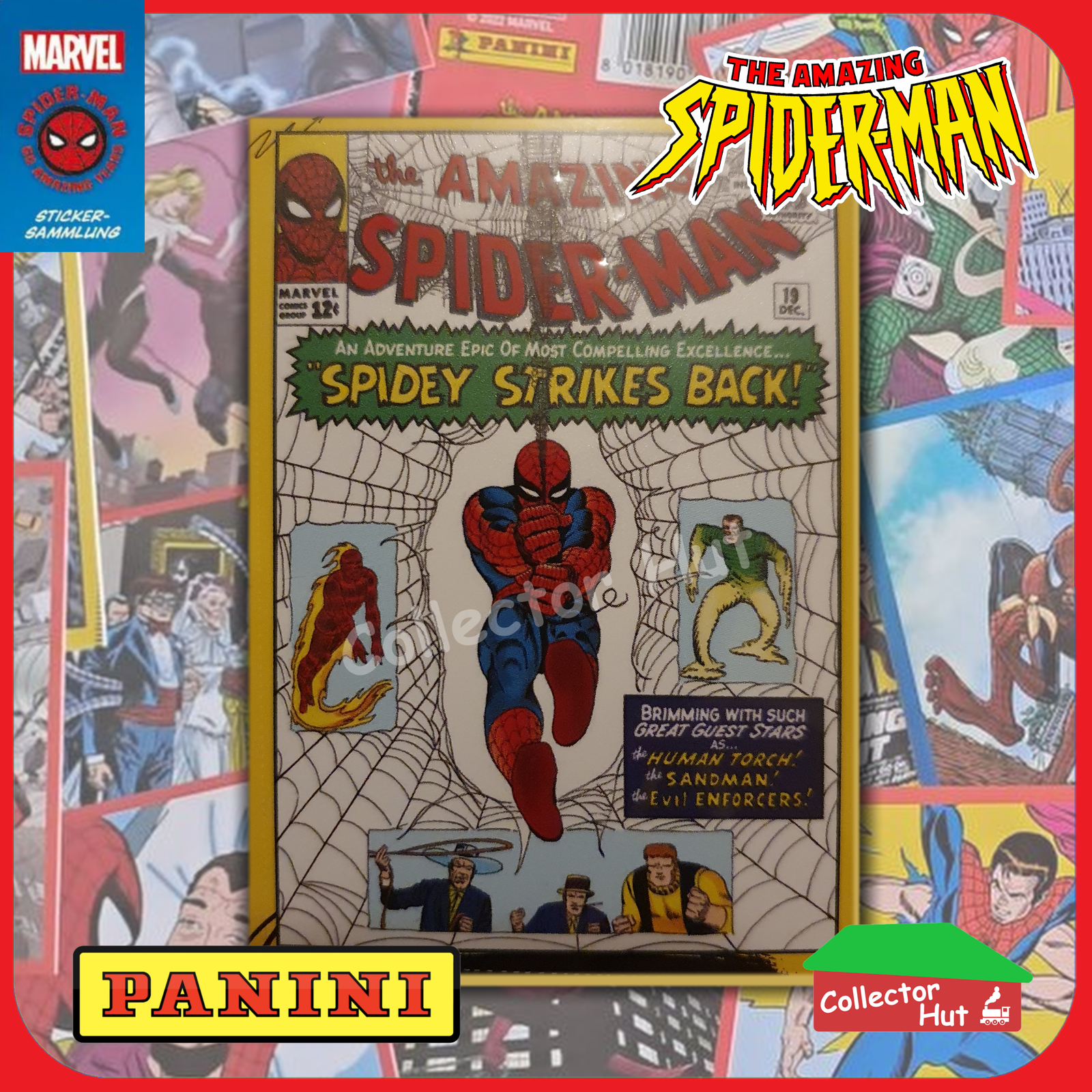 Panini The Amazing Spider-Man 60th Anniversary Trading Cards Singles 1-60