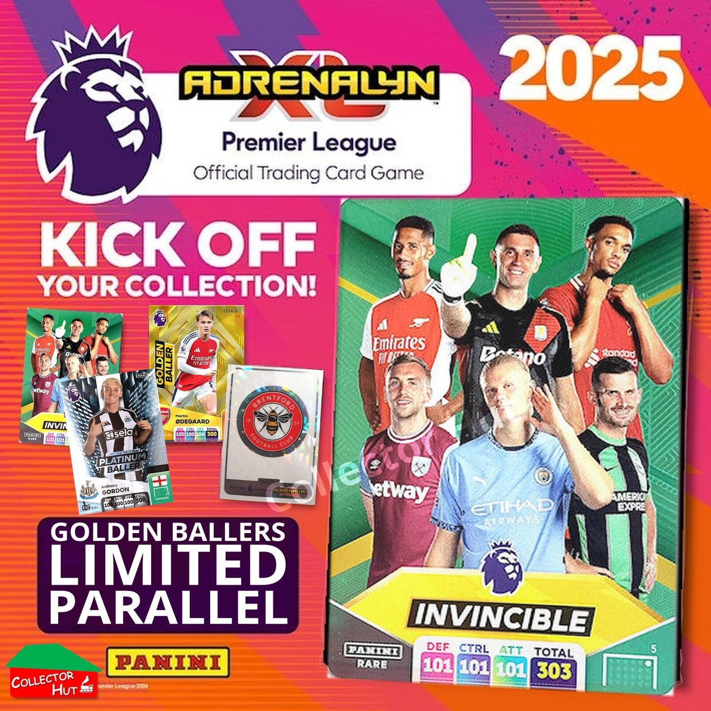Panini Adrenalyn XL Premier League 2025 2024/25 Golden Ballers & Limited Edition