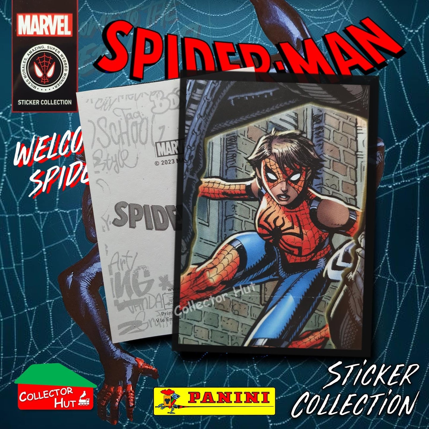 Panini Spider-Man Spider-Verse 2023 Collection Sticker Singles #1-163 & F1-30