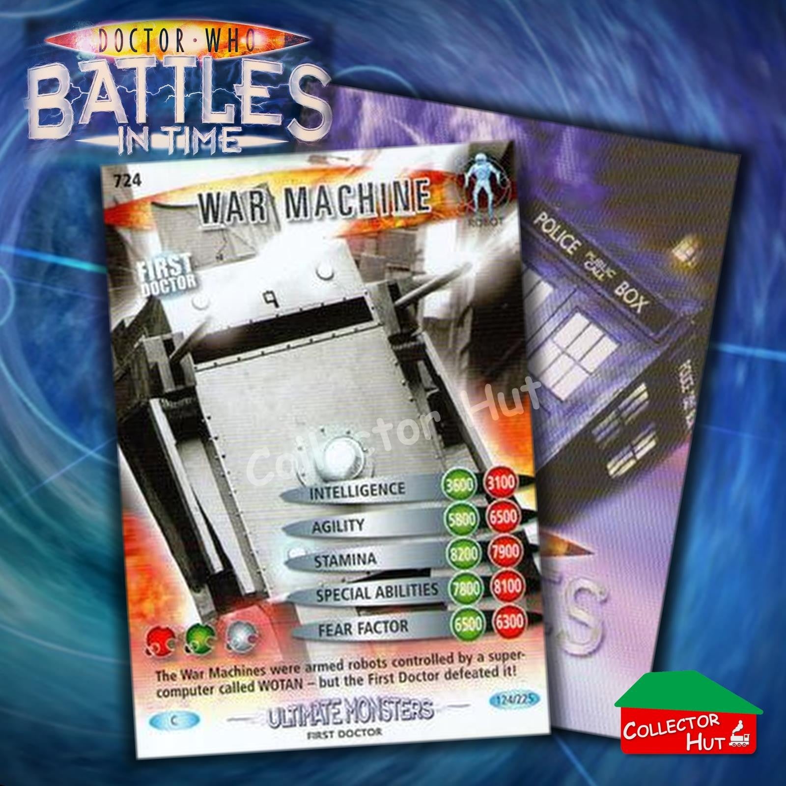 DOCTOR WHO Battles in Time #601-825 ULTIMATE MONSTERS RARE & COMMON Cards