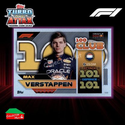 Topps Turbo Attax Formula 1 F1 2022 Limited Edition, 100 Club & Foil Cards
