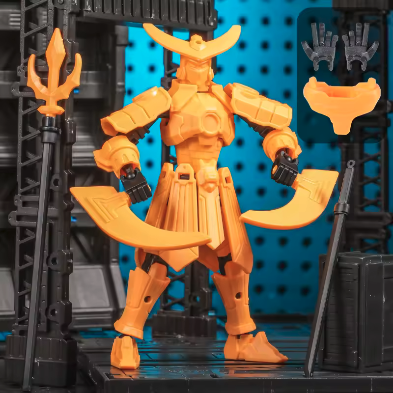 Shapeshift Robots Constructable Posable Action Figures for Art & Build Play