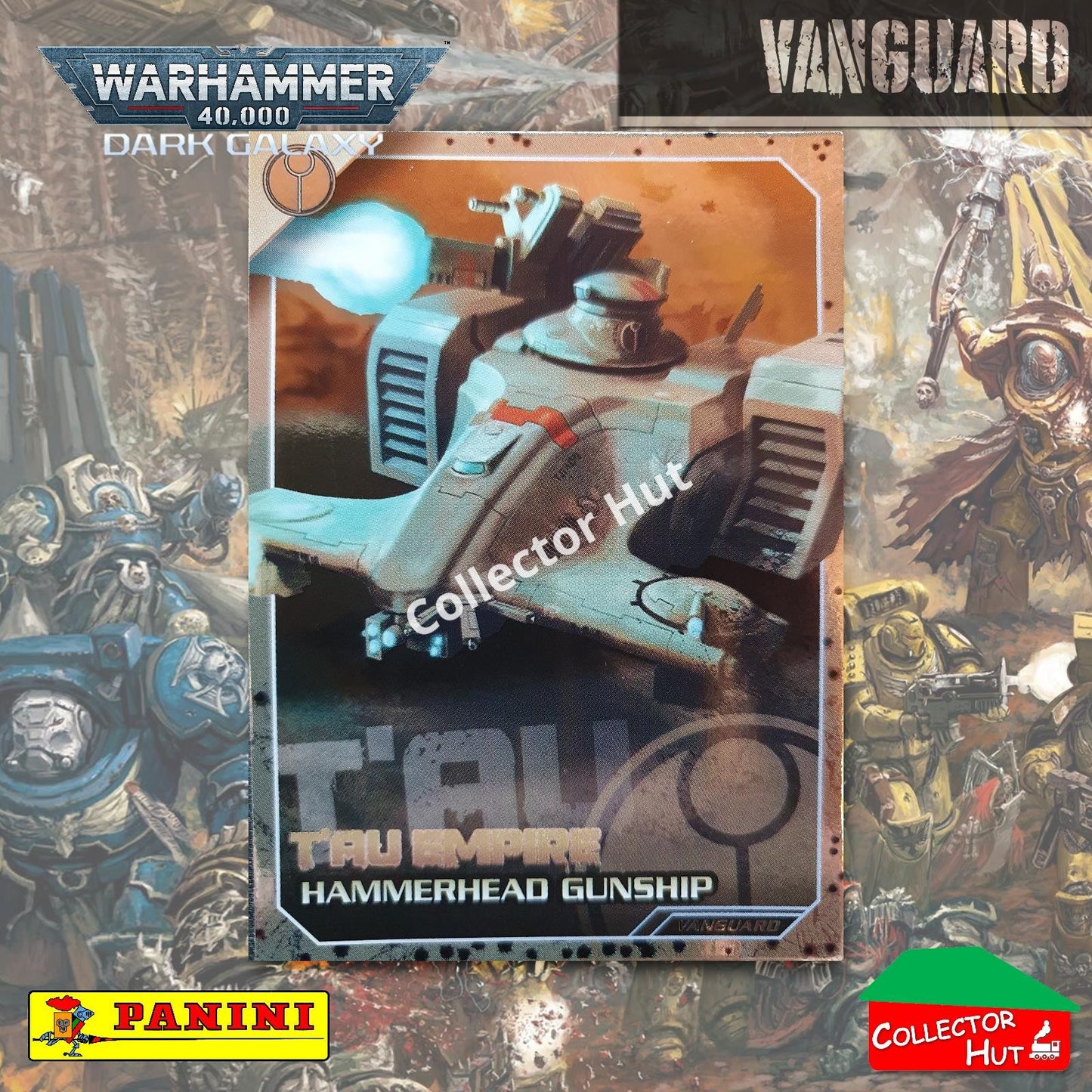 PANINI Warhammer 40,000 Dark Galaxy Parallel Trading Card Crusade Vanguard Purge