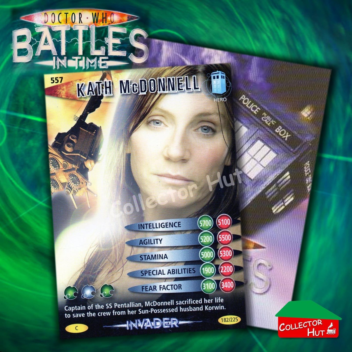 DOCTOR WHO Battles in Time #376-600 INVADER RARE & COMMON CARDS YOU CHOOSE