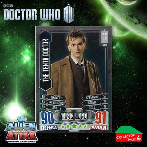 Topps Dr Who Alien Attax 50th Anniversary Edition RARE Limited & Companion Cards