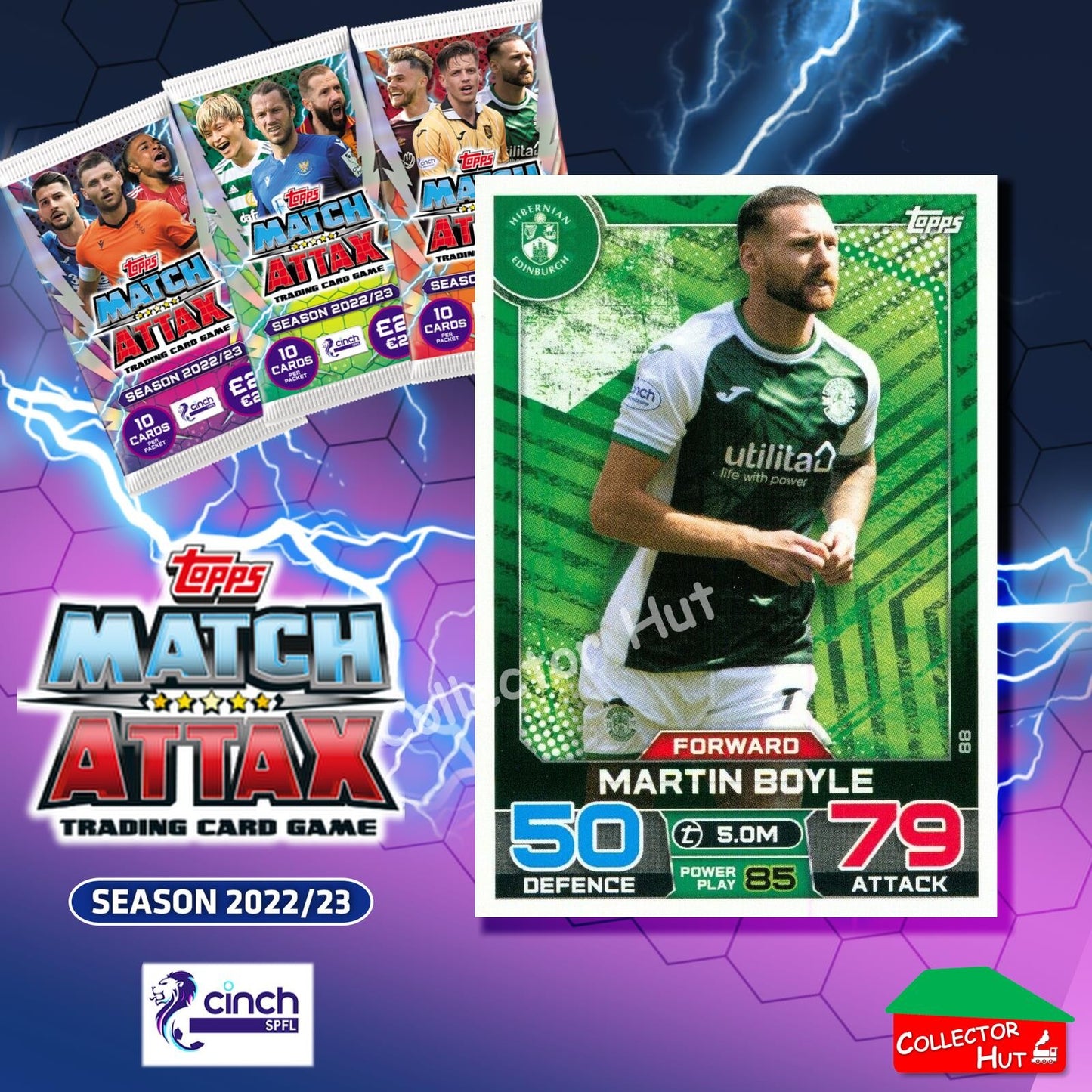 TOPPS MATCH ATTAX SPFL 2022/23 #1-162 Choose Your Card