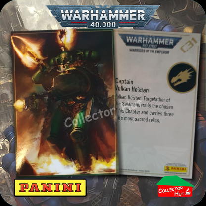 PANINI Warhammer 40,000 40k Warriors of the Emperor Trading Cards You Choose