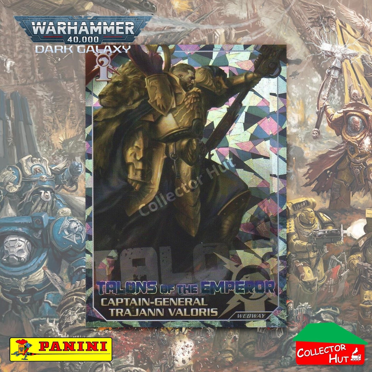 PANINI Warhammer 40,000 Dark Galaxy Webway Inferno Adamantium Limited FOIL Cards