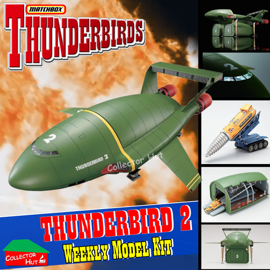 Thunderbirds TB-2 1/144 Scale Model Build Kits DeAgostini Japan RARE NEW SEALED