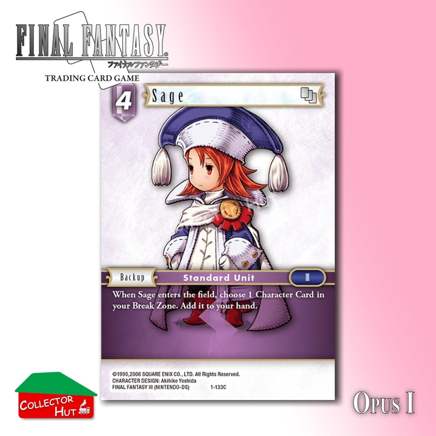 Final Fantasy Trading Card Game OPUS I Singles You Choose