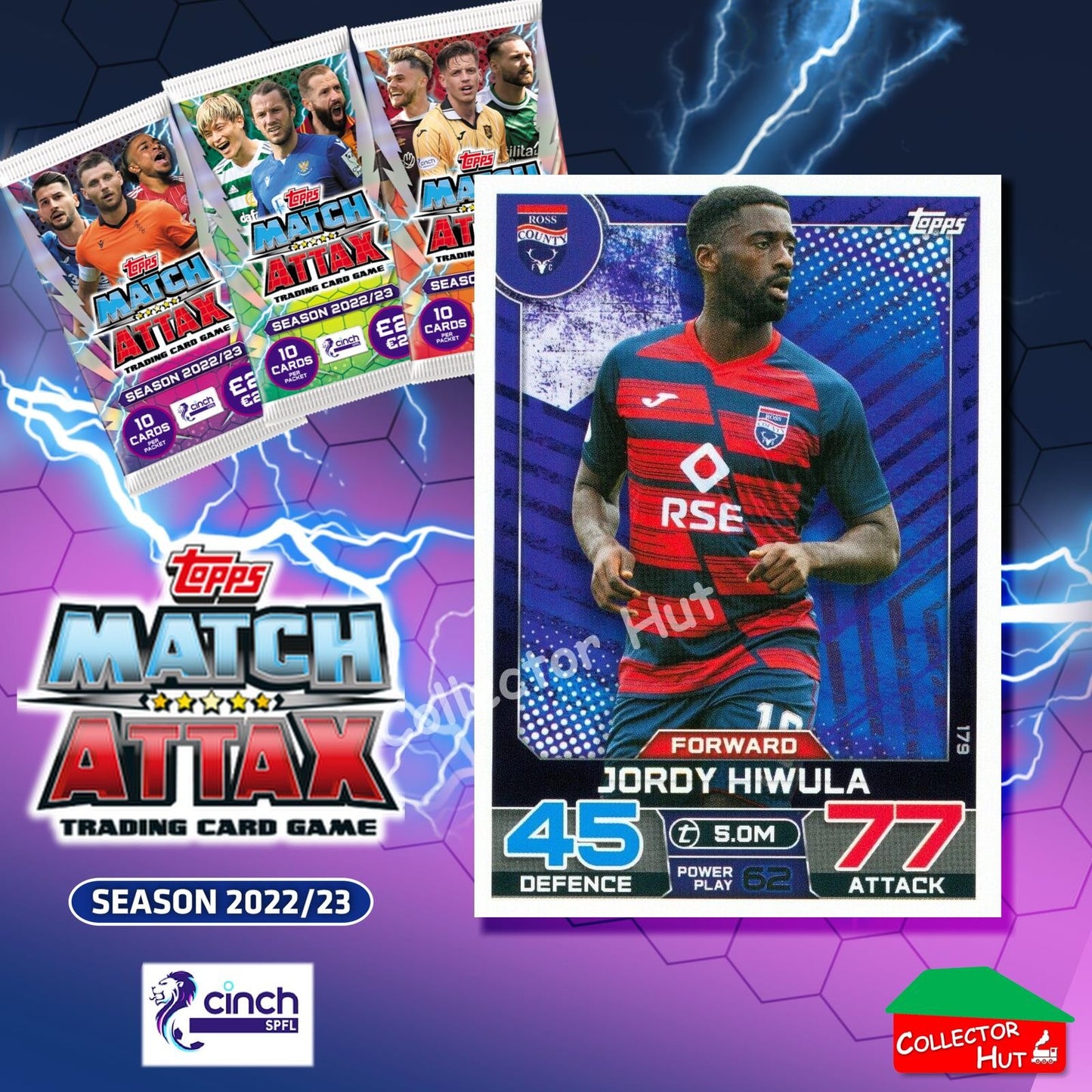 TOPPS MATCH ATTAX SPFL 2022/23 #163-264 Choose Your Card