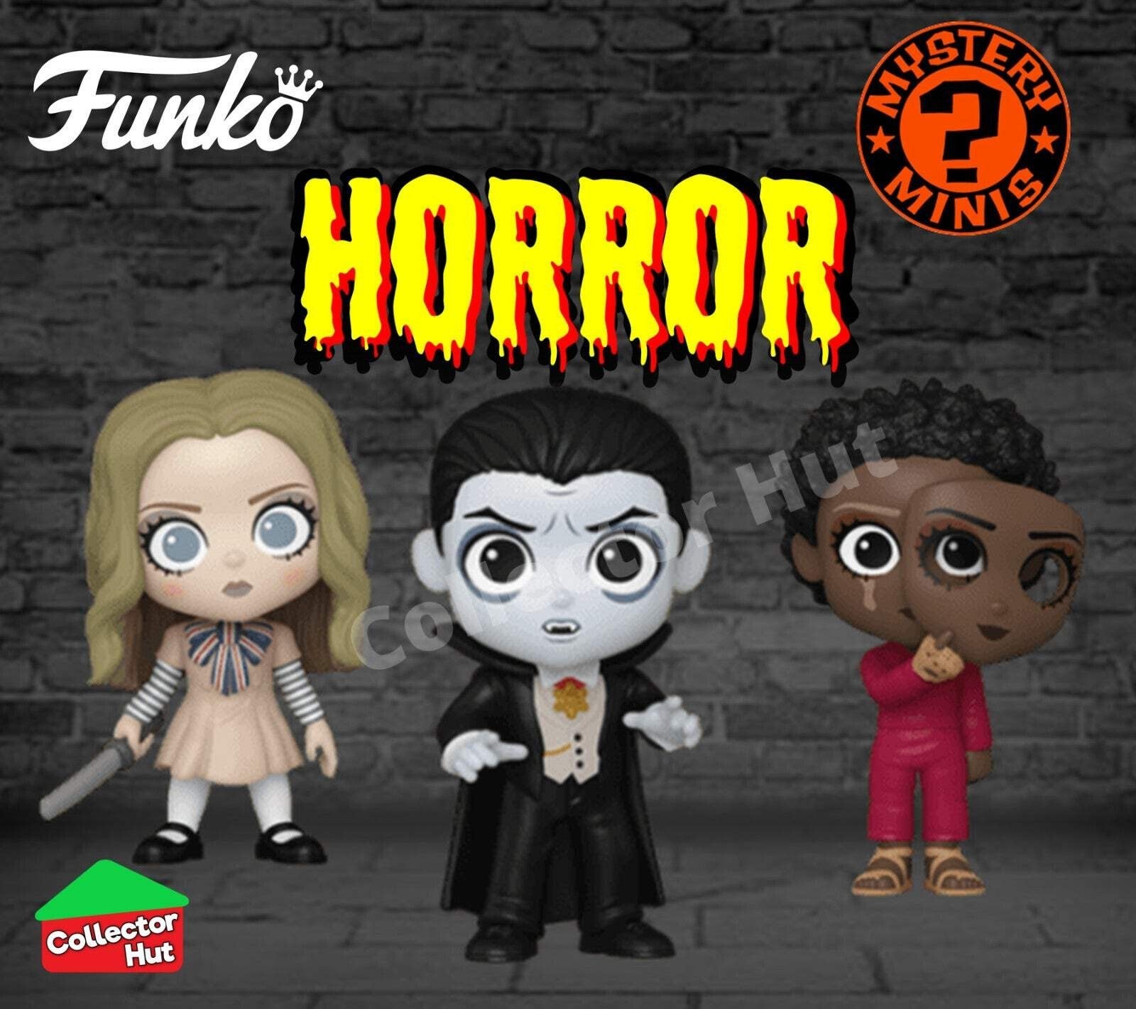 Funko Horror Film Mystery Mini Figures Universal Pictures IDENTIFIED