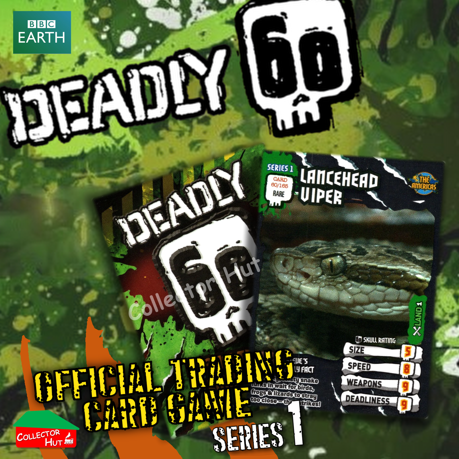CBBC Deadly 60 Season 1, 2 & Wild FOIL RARE LIMITED Trading Cards