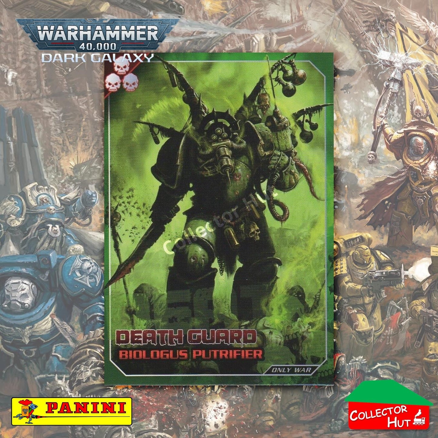 PANINI Warhammer 40,000 Dark Galaxy Only War Base Trading Cards #1-225