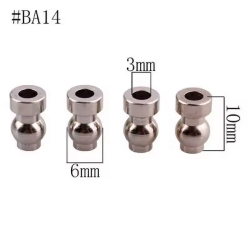 RC Model Car Suspension Bushings Metal Cap Fittings