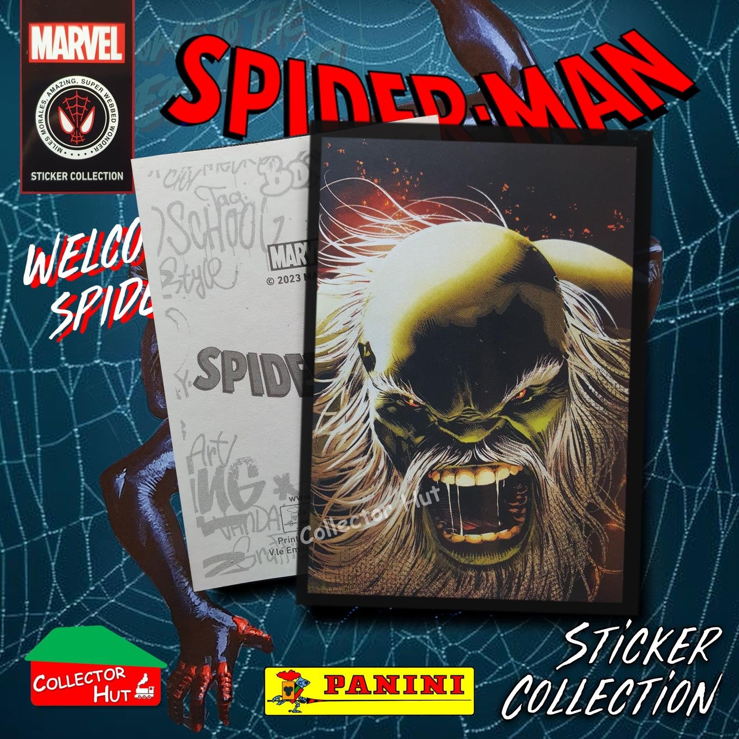 Panini Spider-Man Spider-Verse 2023 Collection Sticker Singles #1-163 & F1-30