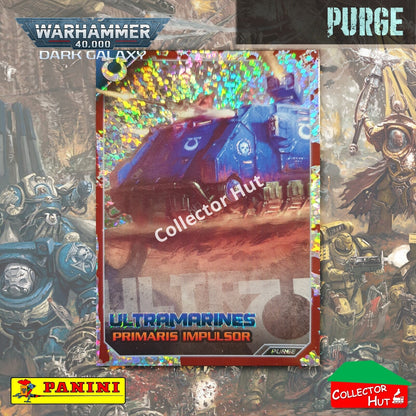 PANINI Warhammer 40,000 Dark Galaxy Parallel Trading Card Crusade Vanguard Purge