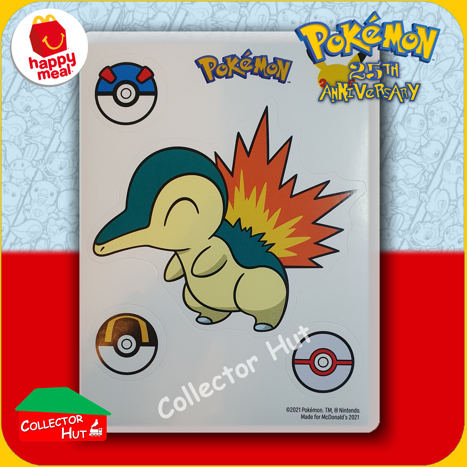 McDonald's Happy Meal 2021 Pokémon 25th Anniversary Trading Cards You Choose