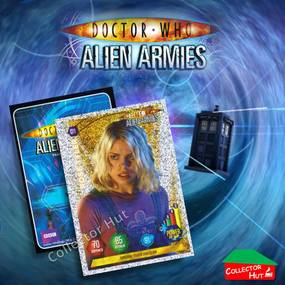 DOCTOR WHO Alien Armies Trading Cards Glitter Super Emboss Foil Cards