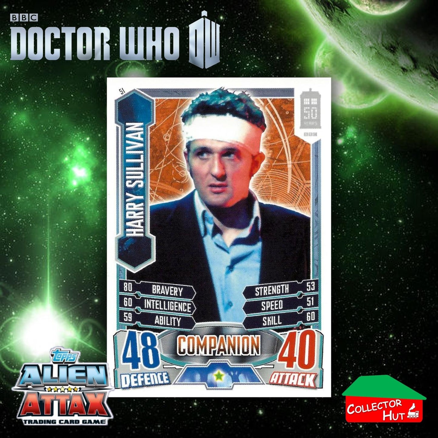 Topps Doctor Who Alien Attax 50th Anniversary Edition Companion Timeless Cards