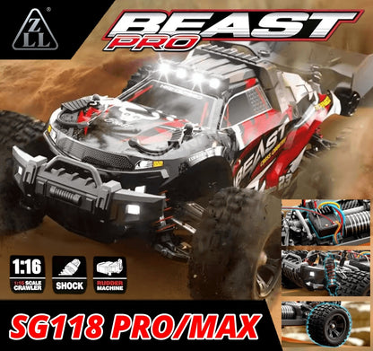ZLL SG118 Beast Pro / Max High Speed Off Road RC Dirt Buggy 40-80kmH